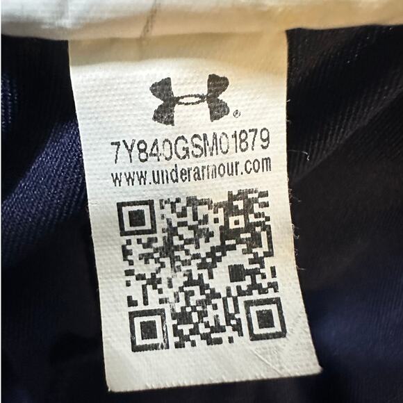 Under Armour Women's Navy‎ Blue Jogger Capri Pants with Drawstring Medium - Picture 5 of 5